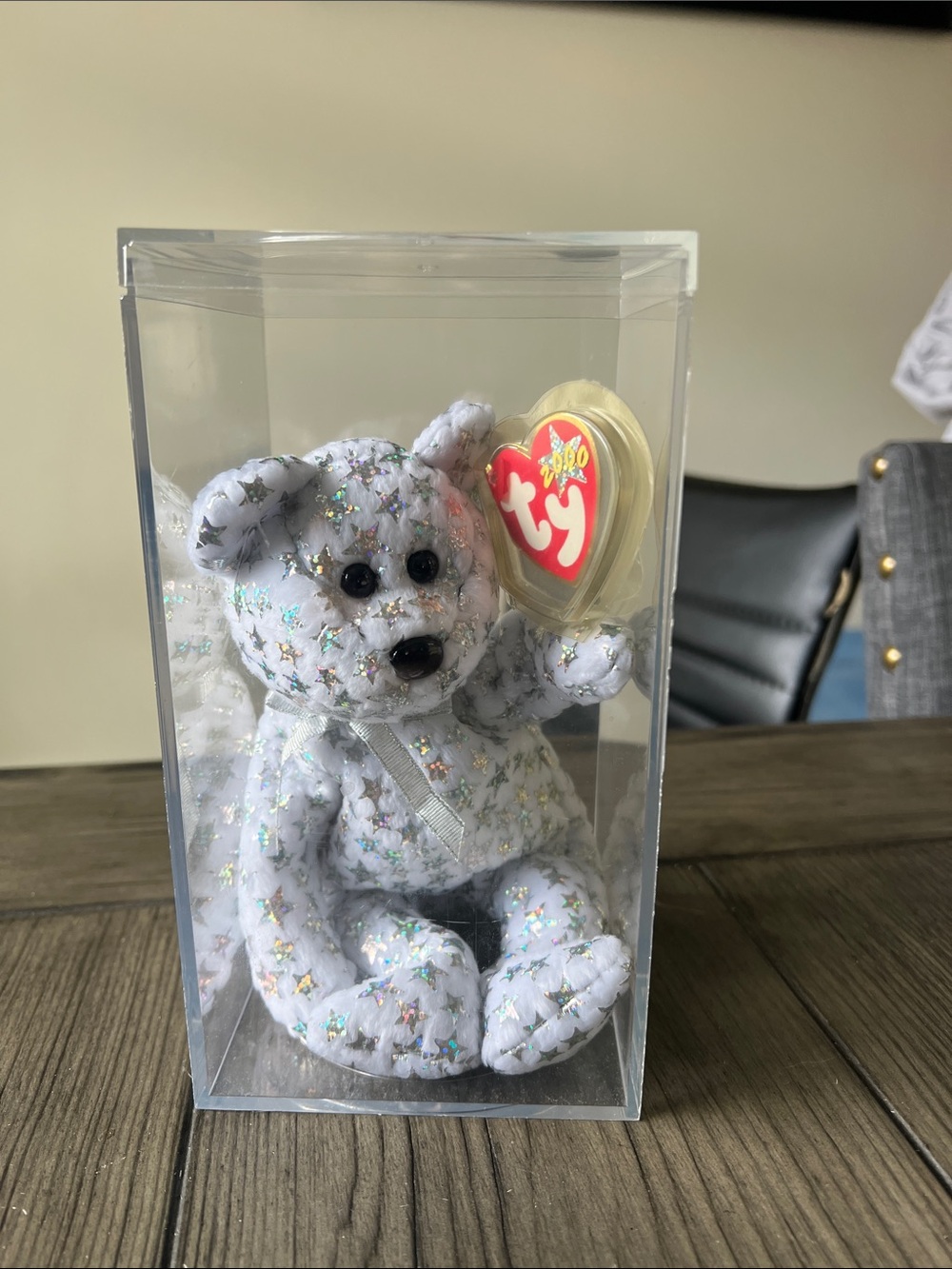 The Beginning Ty Beanie Baby with Iridescent star Accents